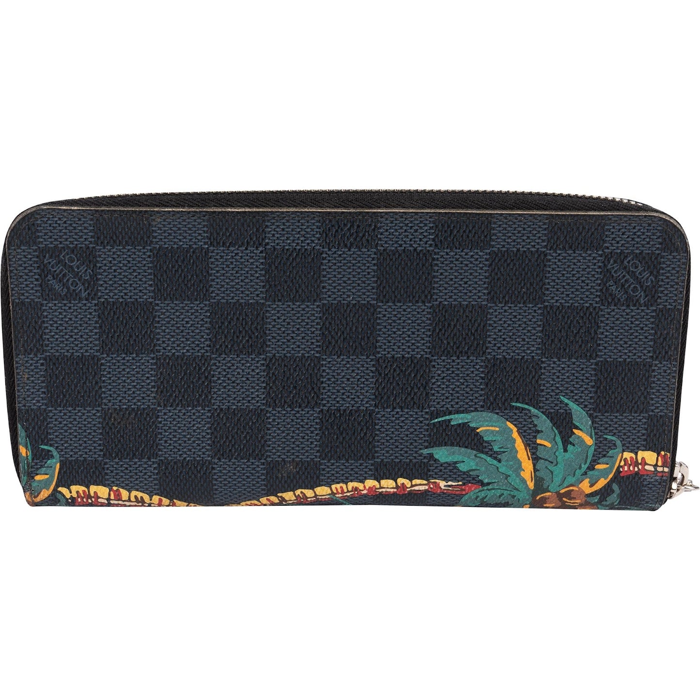Louis Vuitton Monogram Damier Graphite Illustre Jungle Malletier Zippy Organizer Wallet
