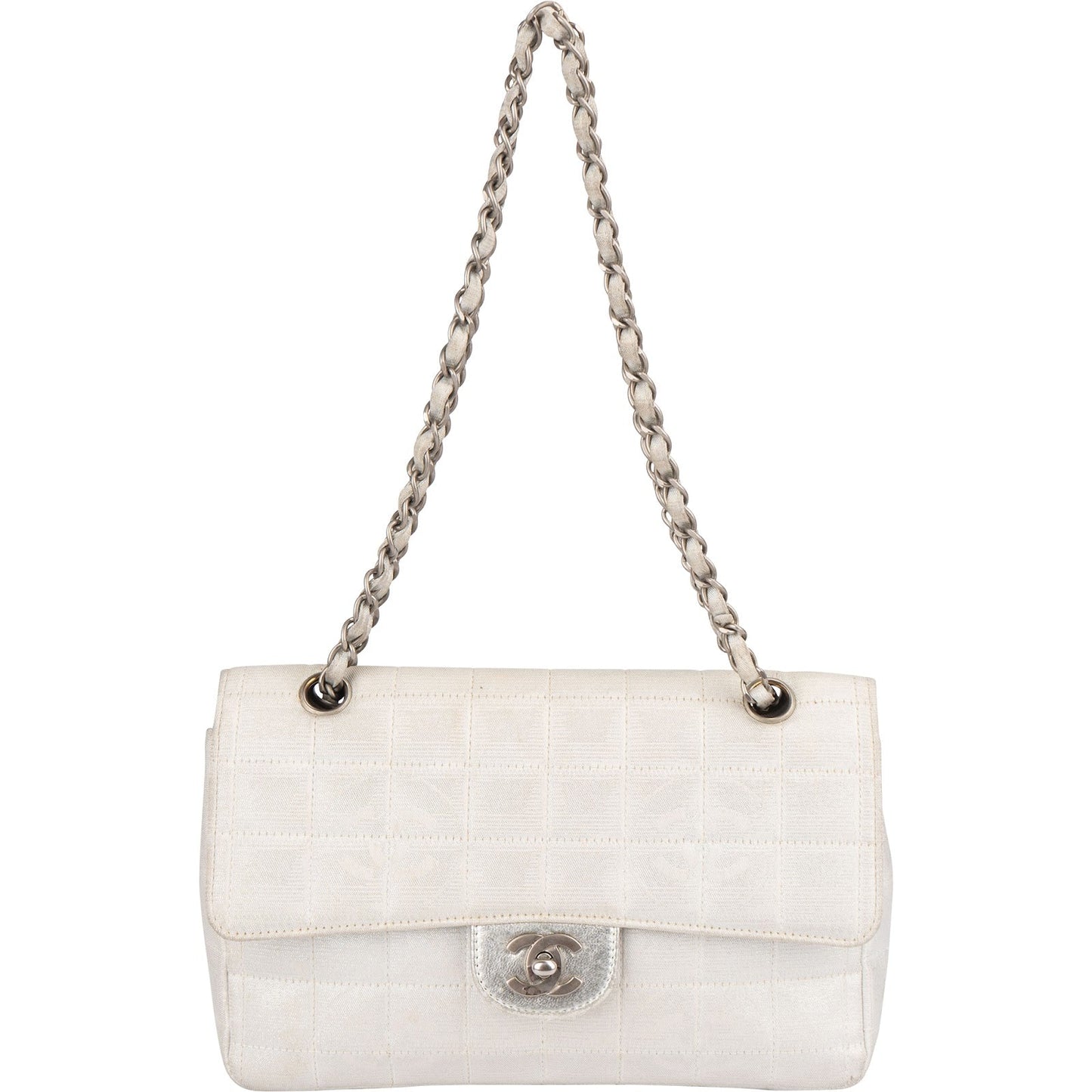 Chanel Travel Line Monogram Single Flap Shoulder Bag