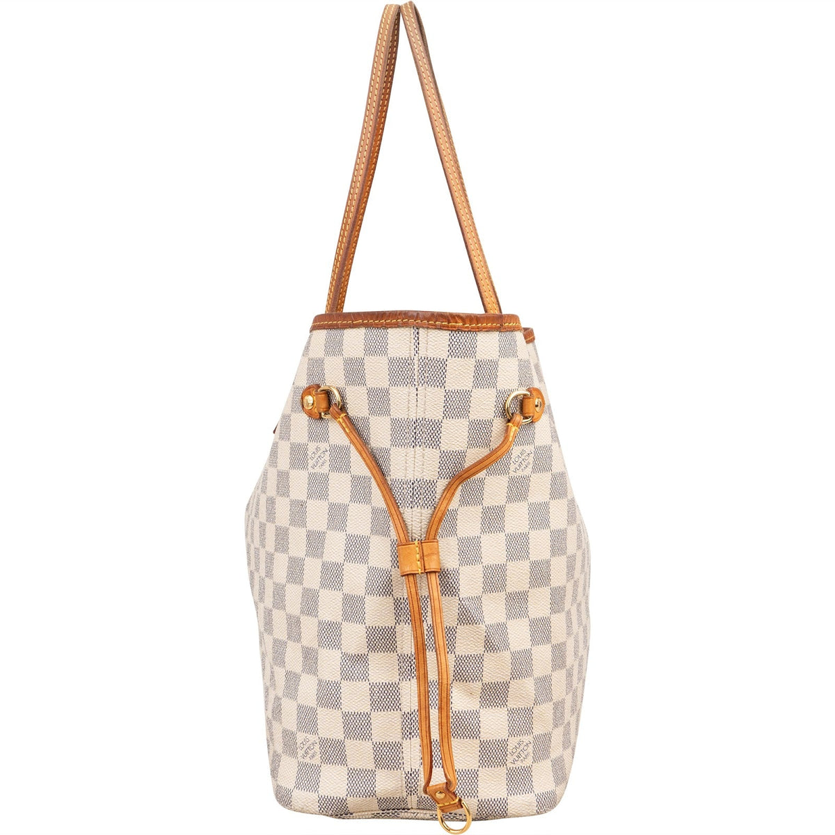 Louis Vuitton Neverfull MM aus Damier Azur Canvas – Ansicht 5