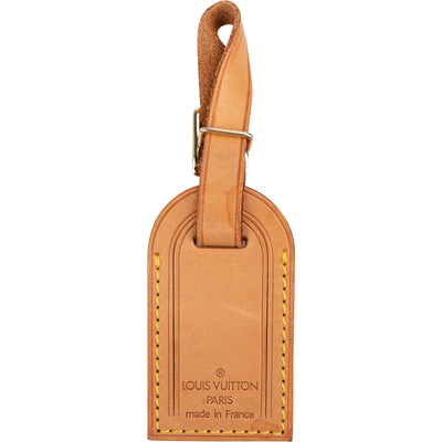 Louis Vuitton Vachetta Leather Luggage Tag