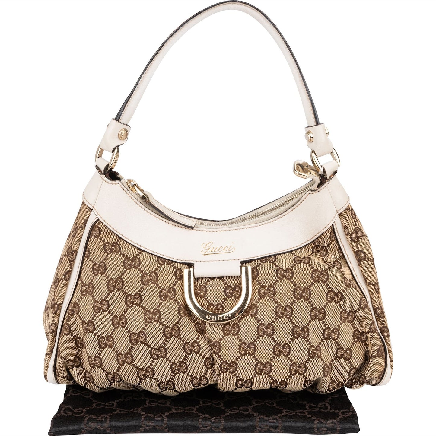 Gucci Monogram GG Abbey D-Ring Shoulder Bag