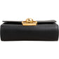 Prada Saffiano Leather Round Lock Flap Small Crossbody Bag
