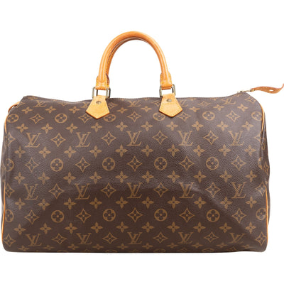 Louis Vuitton Monogram Canvas Speedy 40 Handbag