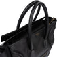 Celine Black Leather Luggage Handbag