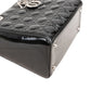 Cristian Dior Quilted Patent Cannage Lady Dior Handbag