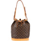 Louis Vuitton Monogram Canvas Sac Noé Grande Shoulder Bag