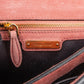 Miu Miu Black Madras Leather Top Handle Crossbody Handbag