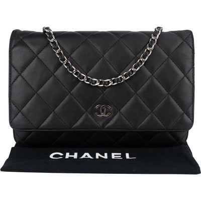 Chanel Quilted Lambskin Wallet On Chain Crossbody Bag