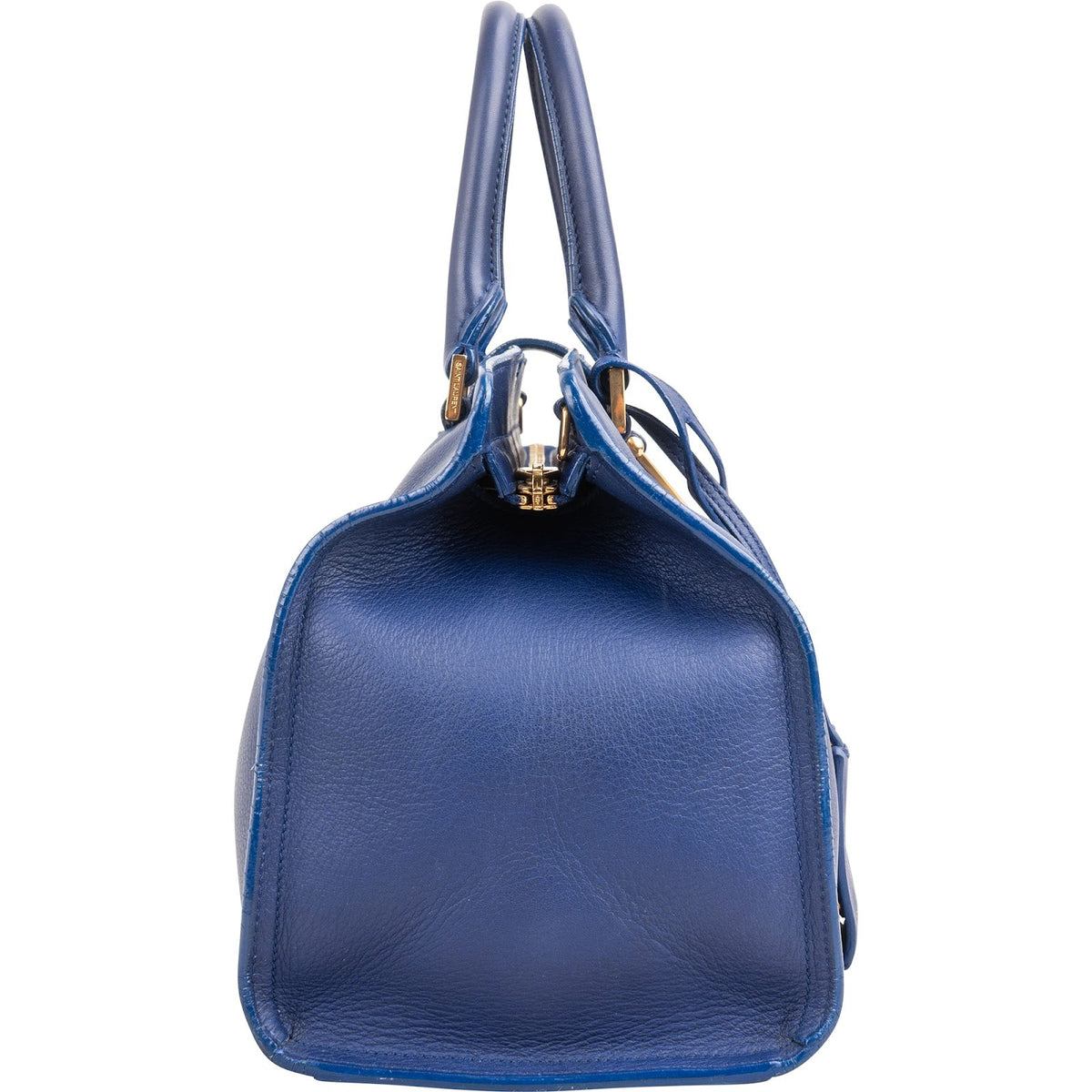 Yves Saint Laurent Blue Calfskin Cabas Chyc Handbag