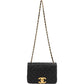 Chanel Quilted Lambskin 24K Gold Single Flap Shoulder Bag