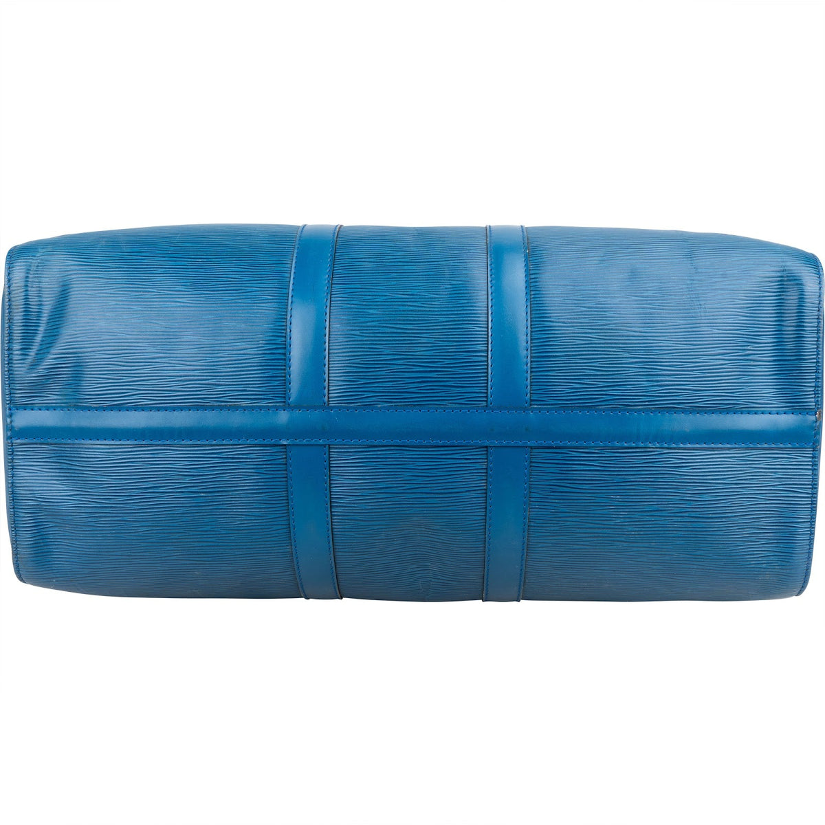 Louis Vuitton Blue Epi Leather Keepall 45 Travel Bag