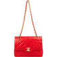 Chanel Quilted Lambskin Bicolor Double Flap Crossbody Bag