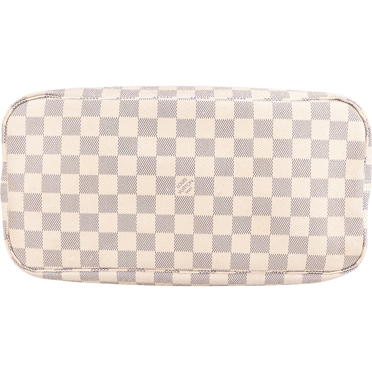 Louis Vuitton Monogram Damier Azur Canvas Neverfull MM Shoulder Bag