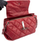 Chanel Quilted Lambskin Diamond Stitch Hampton Flap Jumbo Flap Crossbody Bag