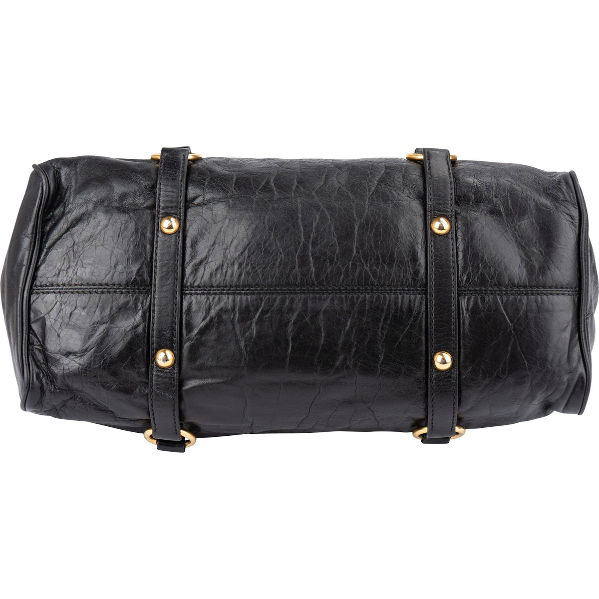 Miu Miu Vitello Lux Leather Bow Satchel Handbag