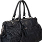 Prada Quiilted Nappa Leather Gaufre Satchel Handbag