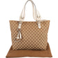 Gucci Monogram GG Canvas Horsebit Handbag