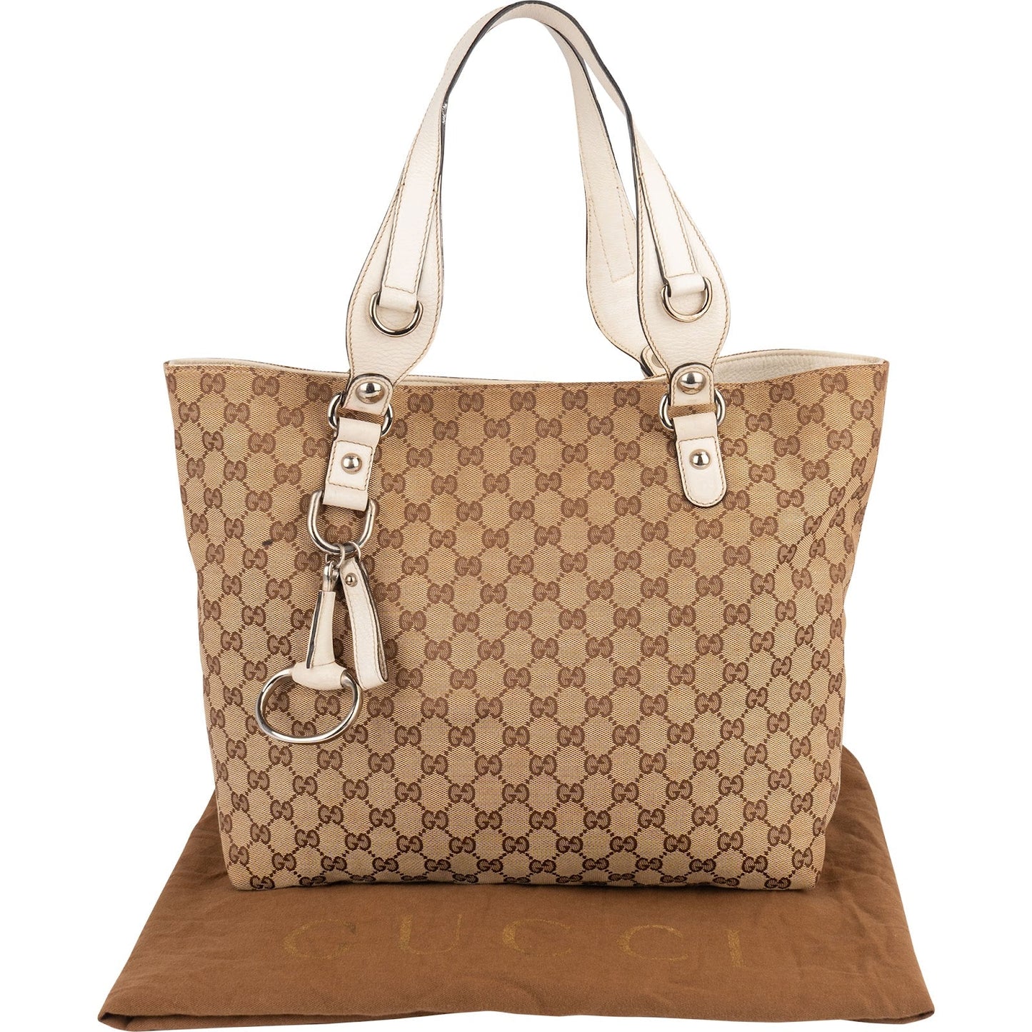 Gucci Monogram GG Canvas Horsebit Handbag