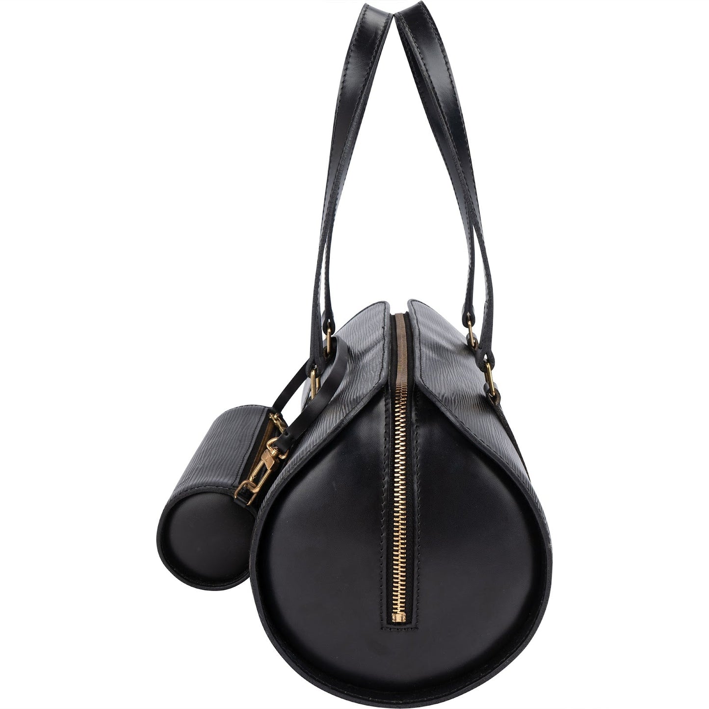 Louis Vuitton Noir Epi Leather Soufflot Set Handbag