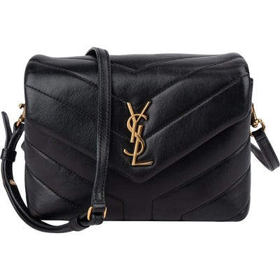 Saint Laurent Quilted Leather Loulou Toy Crossbody Bag