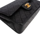 Chanel Quilted Lambskin Small 24K Gold Double Flap Shoulder Bag