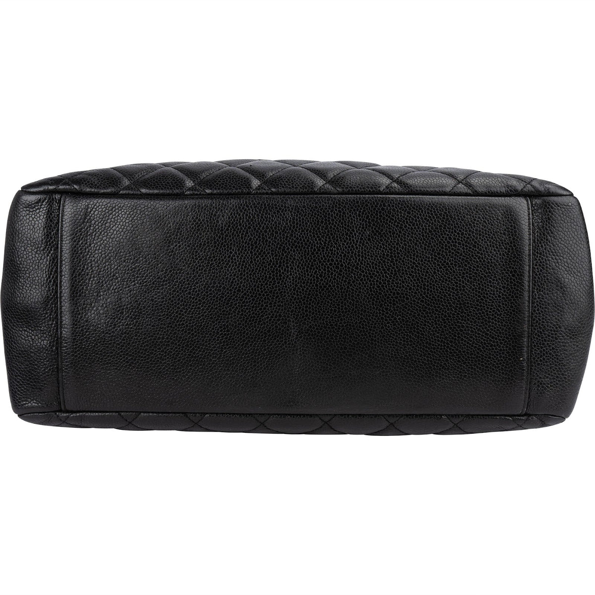 Chanel Quilted Caviar Leather Grand Shopping Tote Shoulder Bag