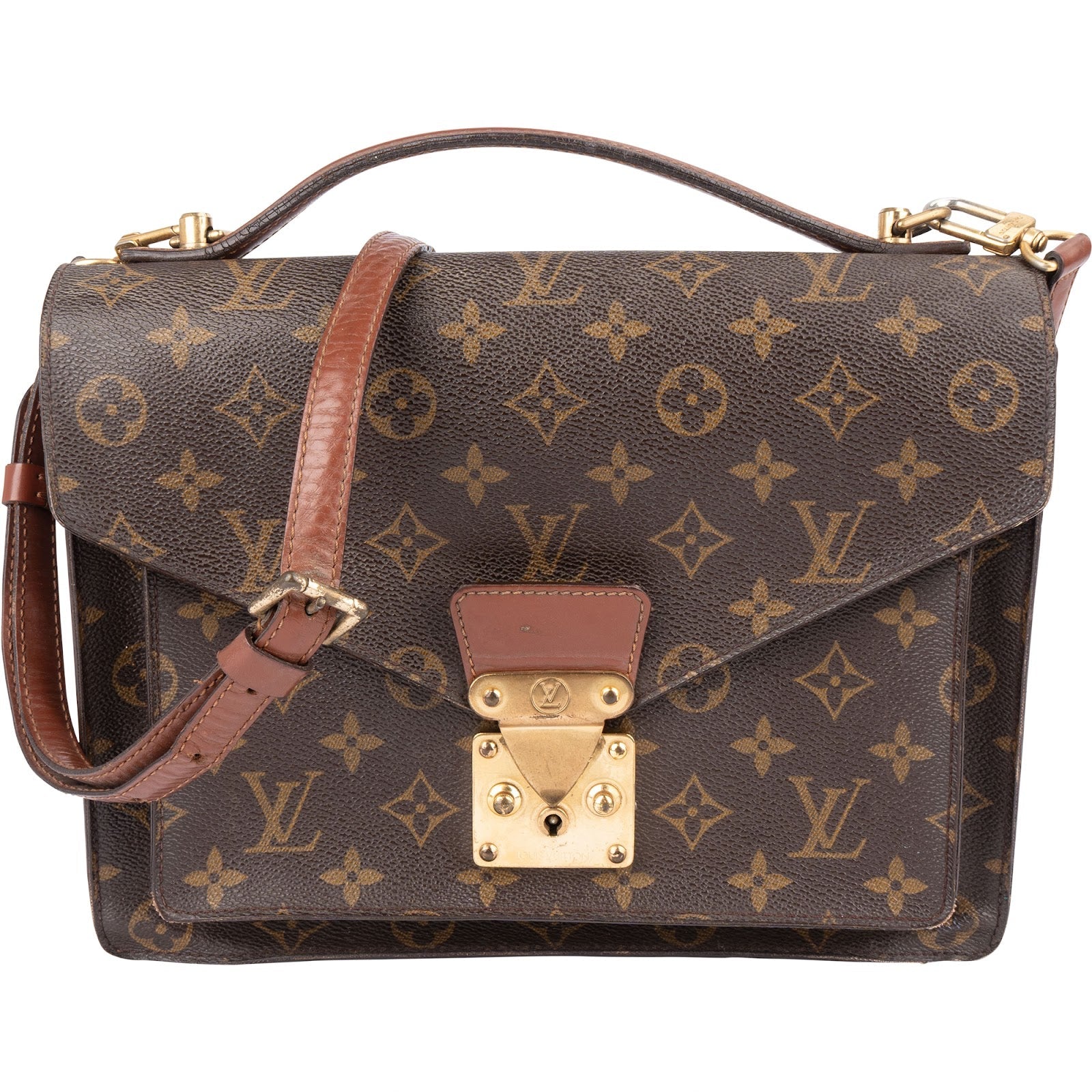 Louis Vuitton Monogram Canvas Monceau Handbag