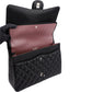 Chanel Quilted Caviar Leather Palladium Maxi Double Flap Crossbody Bag