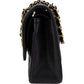 Chanel Quilted Caviar Leather Medium Double Flap Crossbody Bag