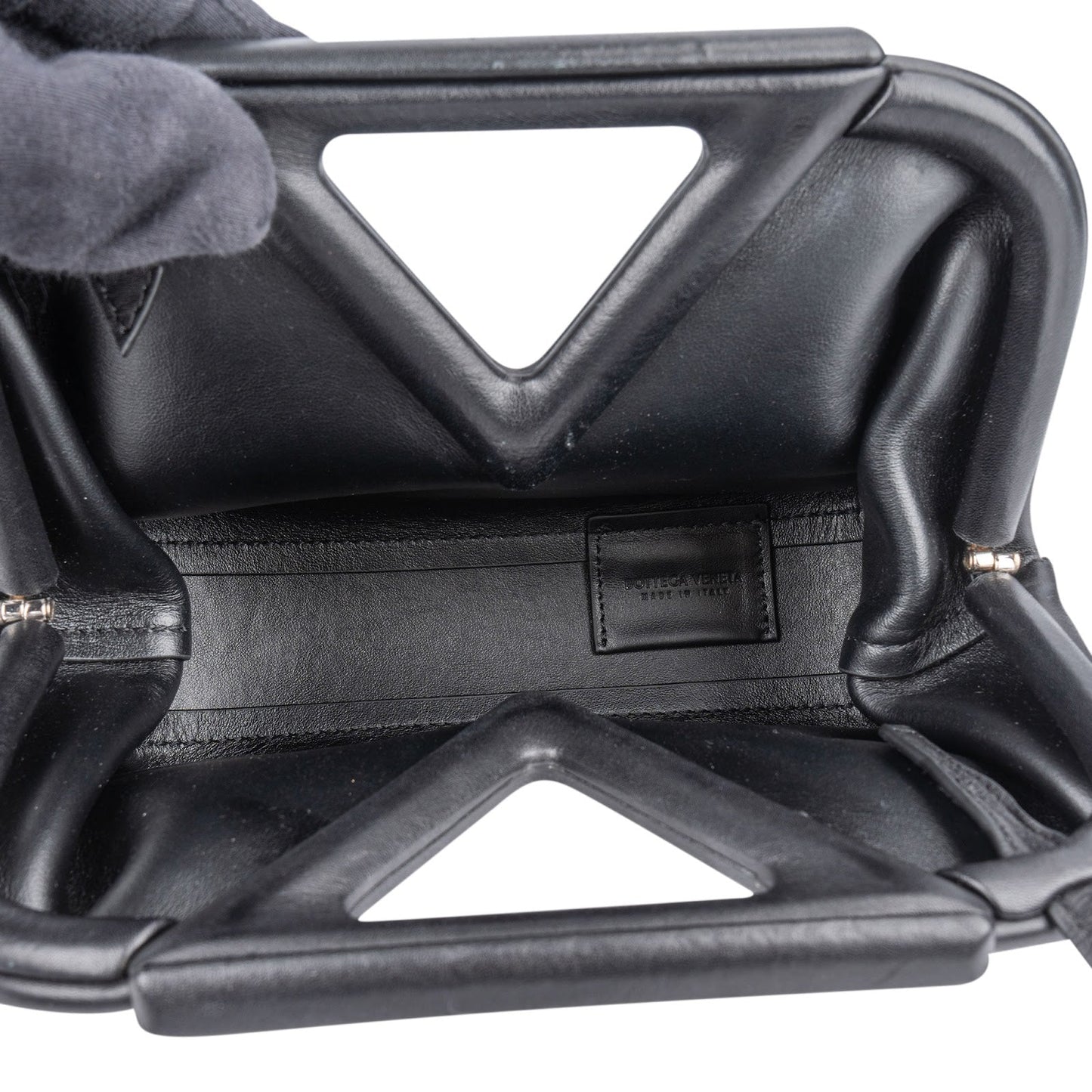 Bottega Veneta Leather Small The Point Handbag