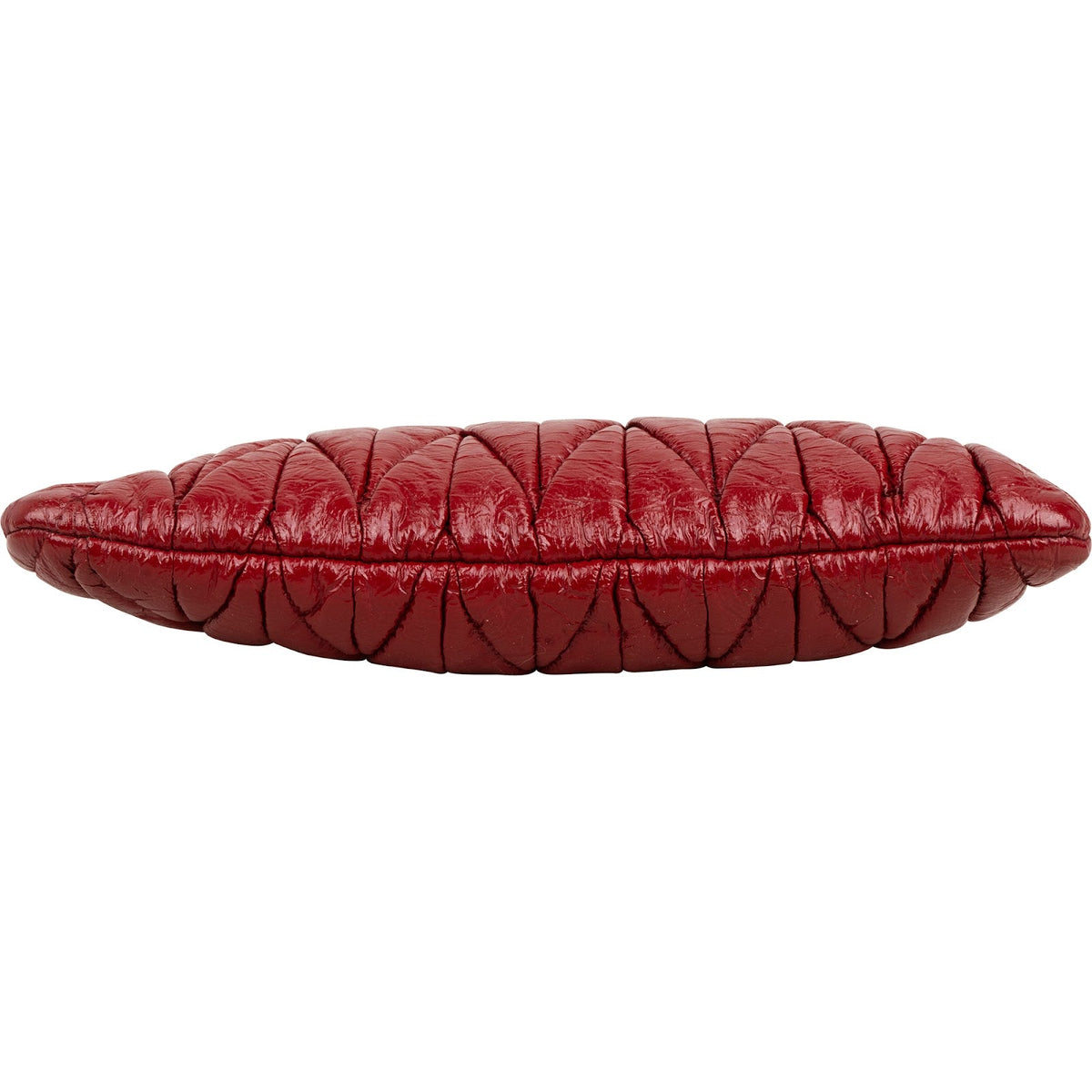 Miu Miu Matelassé Nappa Leder Wristlet Pouch Clutch, Bild 3 von 7
