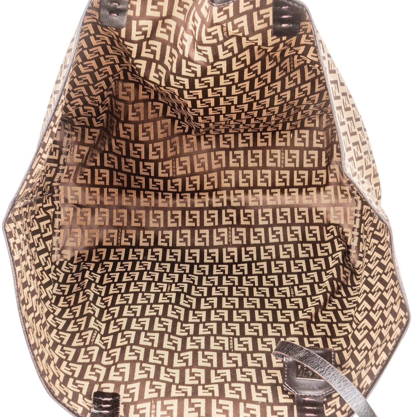 Fendi Monogram FF Nylon Tote Shopper Handbag