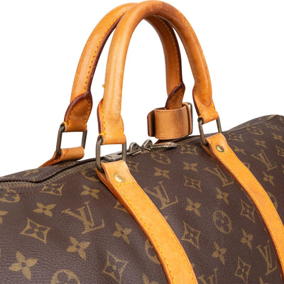 Louis Vuitton Monogram Canvas Keepall 50 Travel Bag