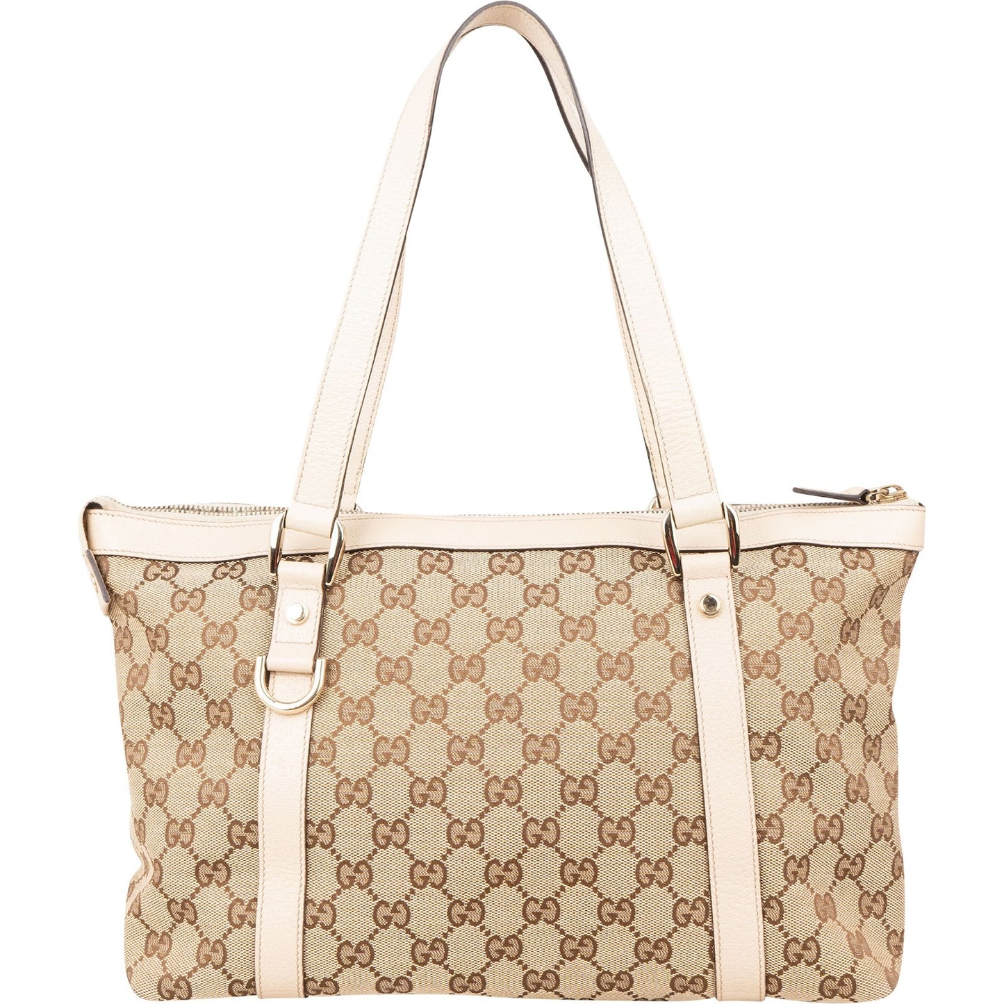 Gucci Monogram GG Canvas Abbey Tote Shoulder Bag