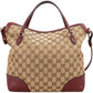 Gucci Monogram GG Canvas Bree Tote Handbag
