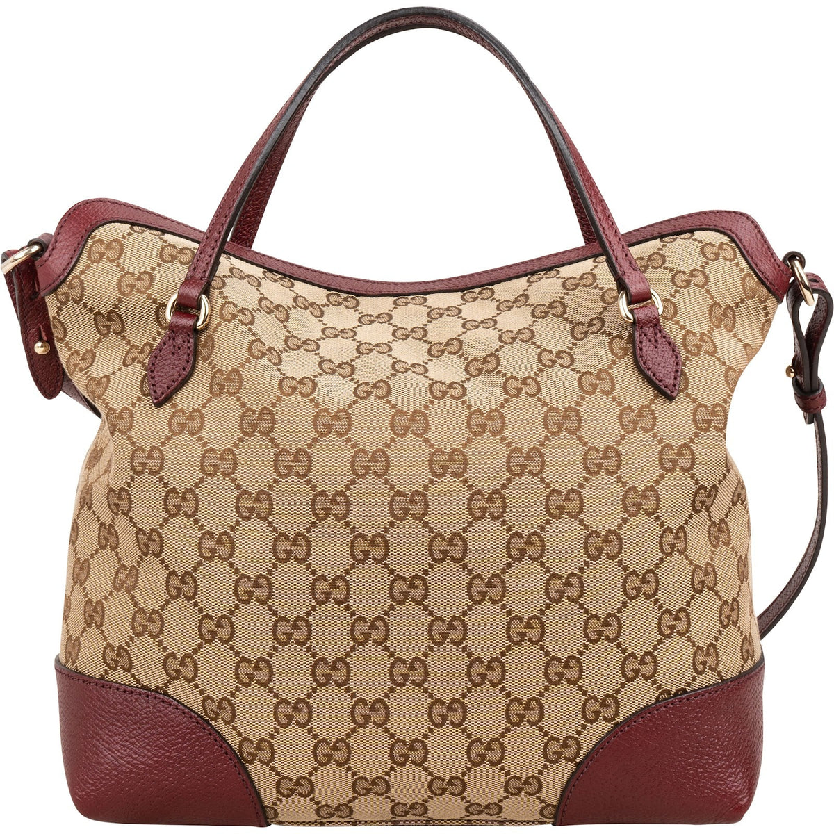 Gucci Monogram GG Canvas Bree Tote Handbag