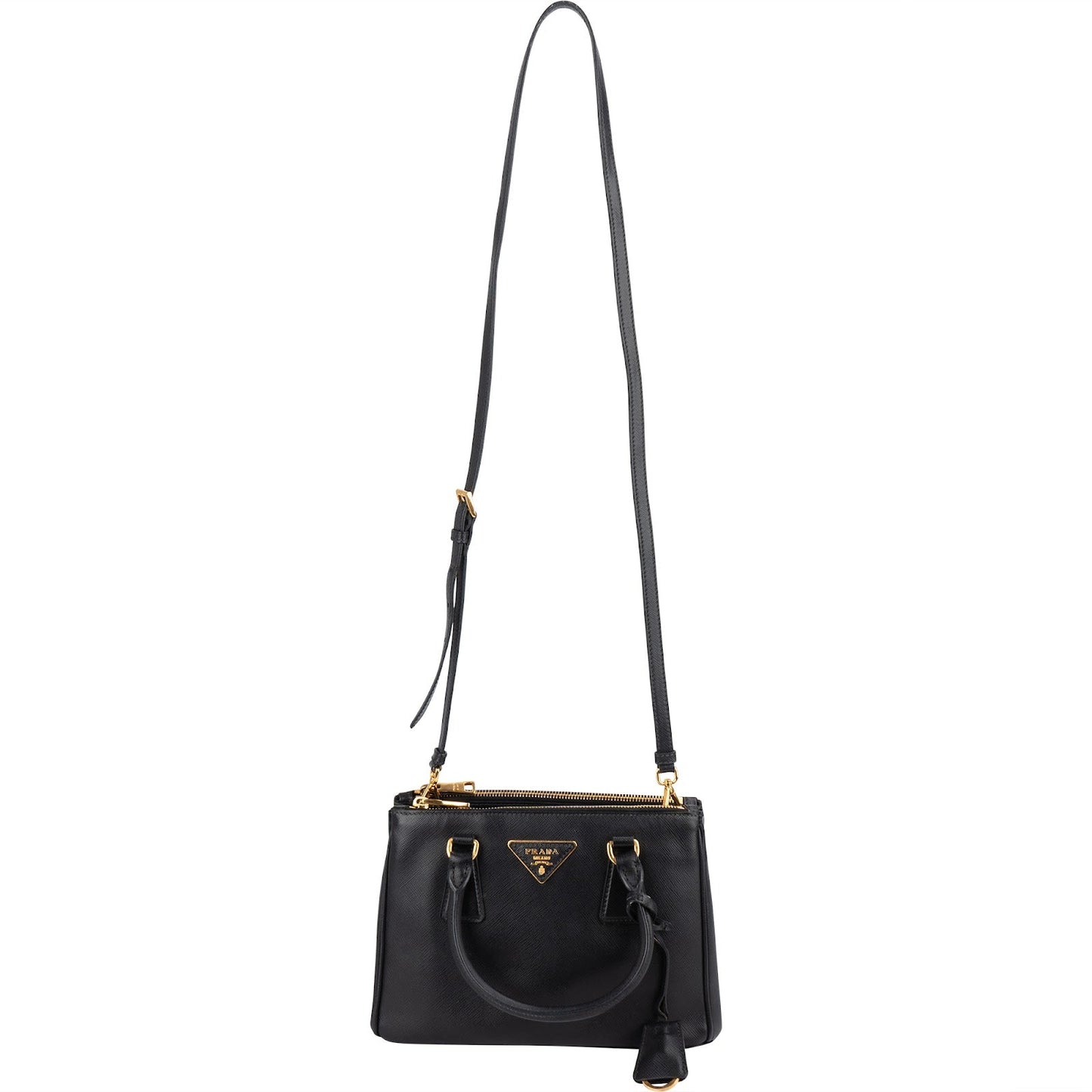 Prada Saffiano Leather Small Galleria Handbag