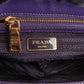 Prada Purple Saffiano Leather Galleria Handbag