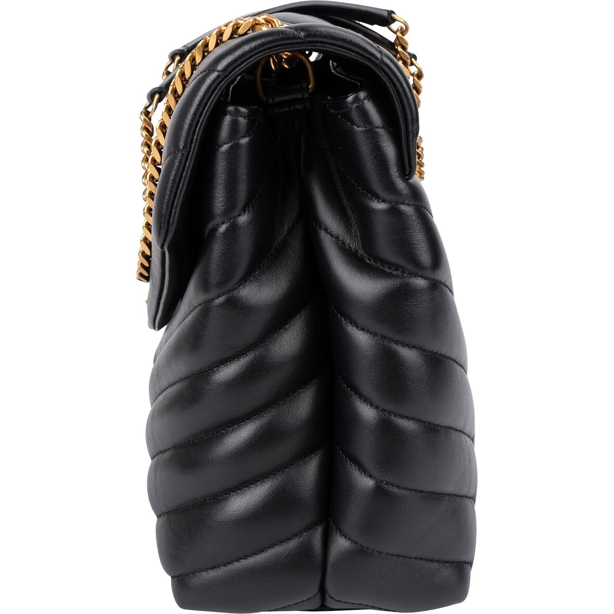 Saint Laurent Quilted Leather Loulou Medium Crossbody Bag