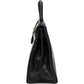 Hermès Noir Box Calf Leather Kelly 32 Handbag
