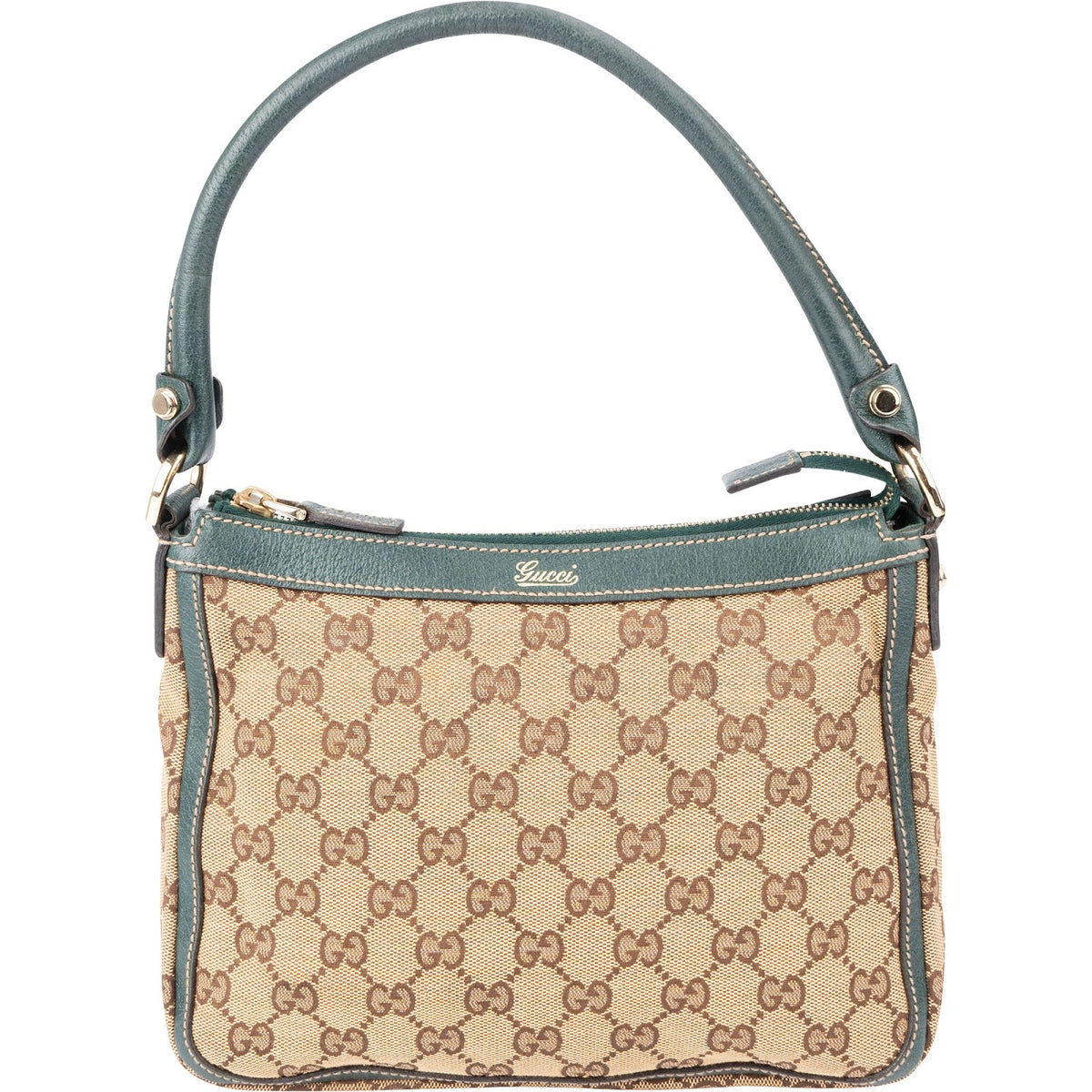 Gucci Monogram GG Canvas Pochette Handbag
