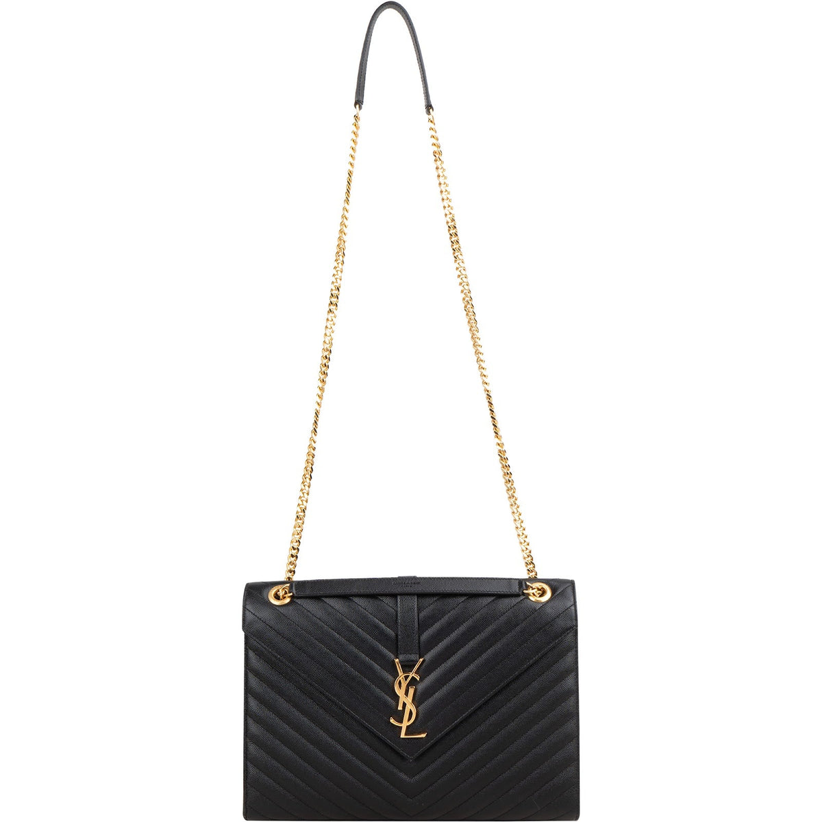Saint Laurent Grain Ee Poudre Large Envelope Crossbody Bag