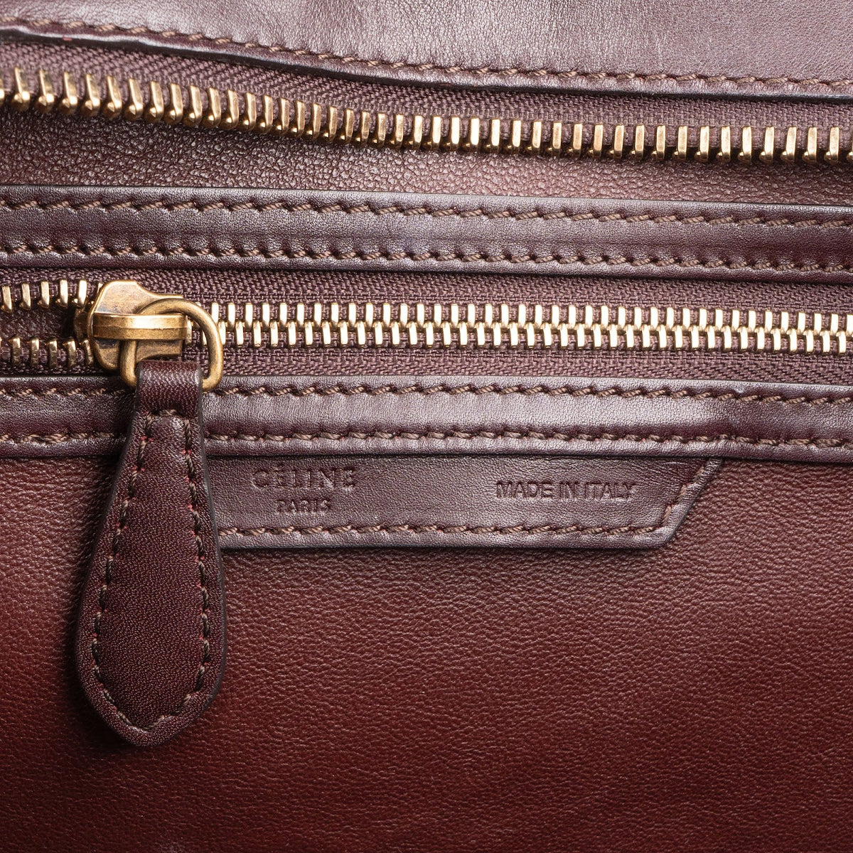 Céline Python Leather Tricolor Luggage Tote Handbag