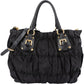Prada Schwarz Tessuto Gaufre Drawstring Tote, Bild 5 von 13