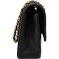 Chanel Quilted Caviar Leather Medium Double Flap Crossbody Bag