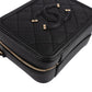 Chanel Quilted Caviar Leather CC Filigree Crossbody Bag