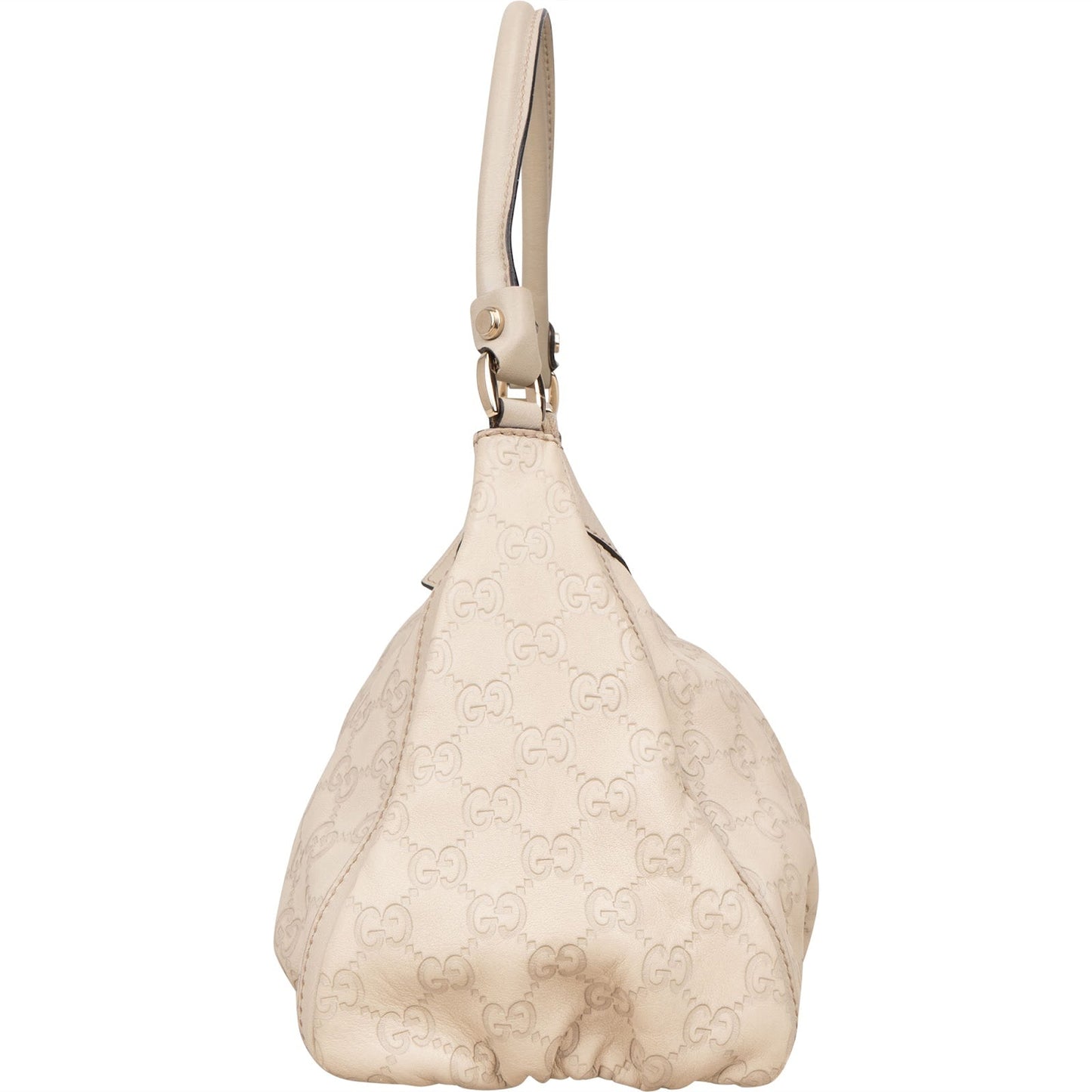 Gucci Leather Monogram Abbey Handbag