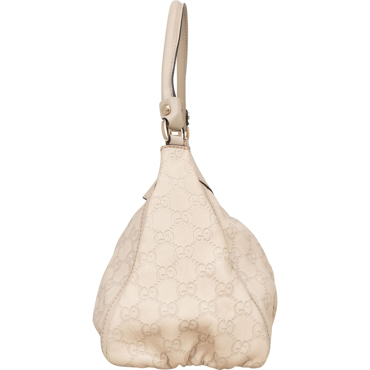Gucci Leather Monogram Abbey Handbag