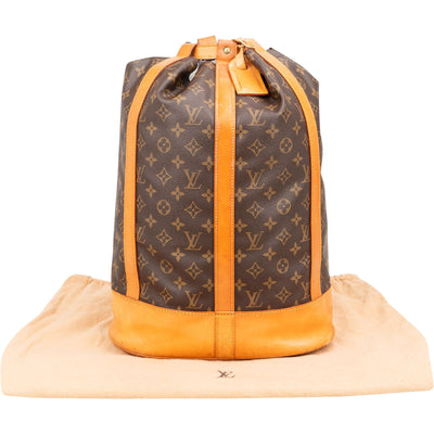 Louis Vuitton Monogram Canvas Randonnee GM Backpack Shoulder Bag