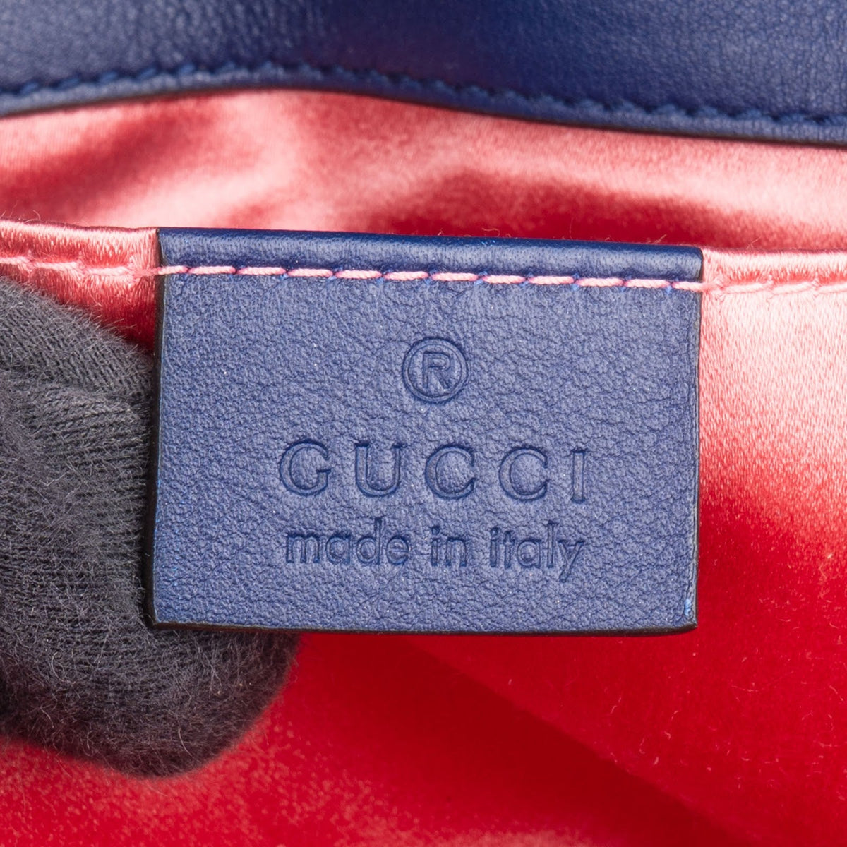 Gucci Velvet Matelassé GG Marmont Small Crossbody Bag